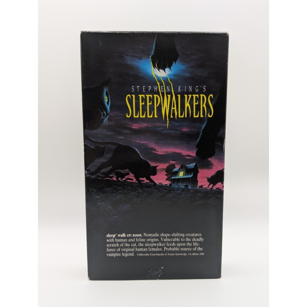 Stephen King's Sleepwalkers VHS 1992 Columbia Tristar Horror Movie Tested